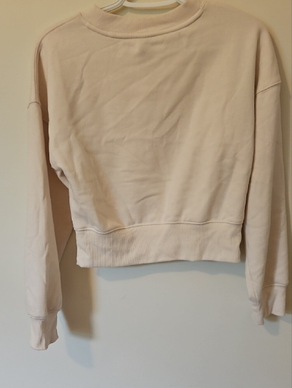 wild fable Cream Cropped Crewneck Sweatshirt - Picture 3 of 3